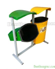 Bán thùng rác nhựa treo đôi